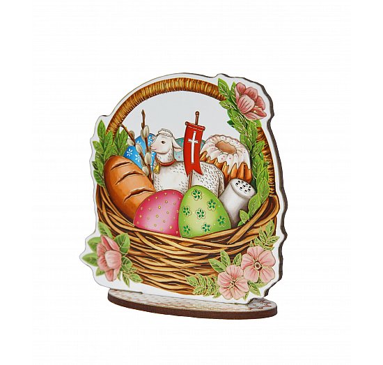 Figurka koszyczek Baranek Wielkanocny